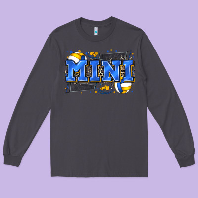 Mini Volleyball Long Sleeve Tee Designed By Zillion Design Studio