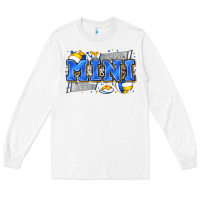 White mini volleyball Long Sleeve Tee - Zillion Design Studio