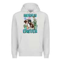 Dove Grey howdy easter Premium Hoodie - MaliasSmallBusiness