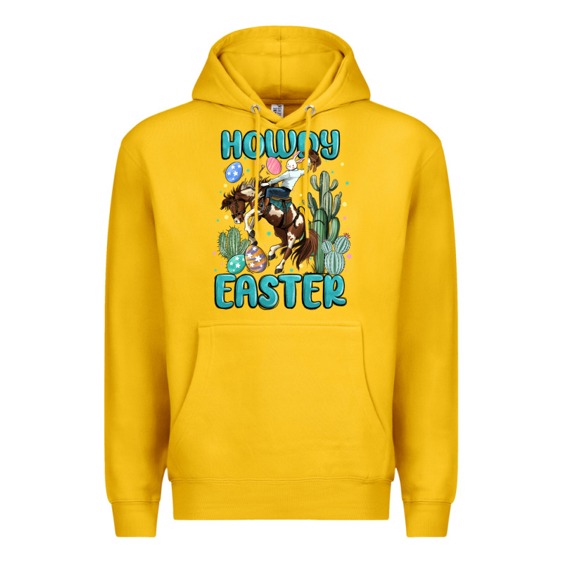 Howdy Easter Premium Hoodie by MaliasSmallBusiness | Teevron