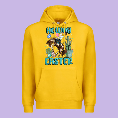 Howdy Easter Premium Hoodie Designed By Maliassmallbusiness