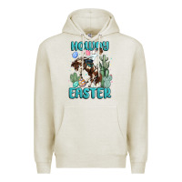 Oatmeal Heather howdy easter Premium Hoodie - MaliasSmallBusiness