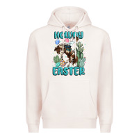 Pale Pink howdy easter Premium Hoodie - MaliasSmallBusiness