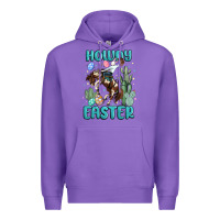 Purple howdy easter Premium Hoodie - MaliasSmallBusiness