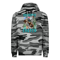 Slate Camo howdy easter Premium Hoodie - MaliasSmallBusiness