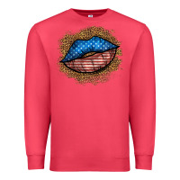 Cardinal western 4 of july lips Premium Sweatshirt - BundleAndBundleShop