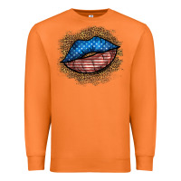 Carrot western 4 of july lips Premium Sweatshirt - BundleAndBundleShop
