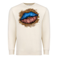 Sandshell western 4 of july lips Premium Sweatshirt - BundleAndBundleShop