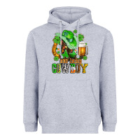 Heather Grey one lucky  cowboy with hat and boots Heavyweight Hoodie - AdoDesignShop