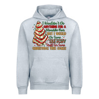 Heather Grey sketchy stuff for some christmas tree cakes Urban Hoodie - MaliasSmallBusiness