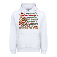 White sketchy stuff for some christmas tree cakes Urban Hoodie - MaliasSmallBusiness