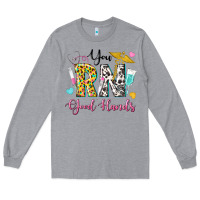 Heather Grey you rn good hands Long Sleeve Tee - texasbilliewilder