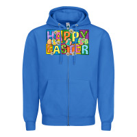 True Royal happy easter with eggs Zipper Hoodie - Neo Western
