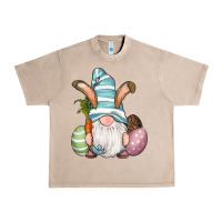 French Oak Easter Bunny Gnomes with Egg and Carrot Urban Heavy Tee - RanaPortraitStore