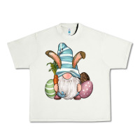 Pistachio Easter Bunny Gnomes with Egg and Carrot Urban Heavy Tee - RanaPortraitStore