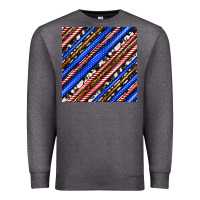 Charcoal Heather western america seamless pattern Premium Sweatshirt - BundleAndBundleShop