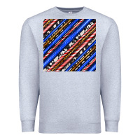 Heather Grey western america seamless pattern Premium Sweatshirt - BundleAndBundleShop