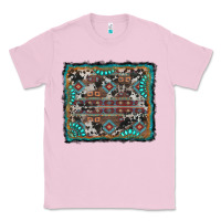 Aztec Background With Gemstone And Cowhide Classic Tee | Teevron