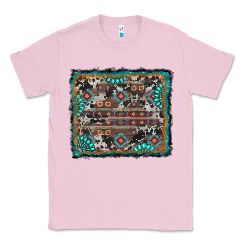 Aztec Background With Gemstone And Cowhide Classic Tee by RanaPortraitStore | Teevron