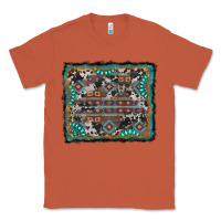 Copper aztec background with gemstone and cowhide Classic Tee - RanaPortraitStore