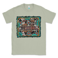 Matcha aztec background with gemstone and cowhide Classic Tee - RanaPortraitStore