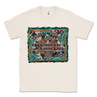 Natural aztec background with gemstone and cowhide Classic Tee - RanaPortraitStore