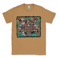 Toasted Coconut aztec background with gemstone and cowhide Classic Tee - RanaPortraitStore