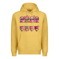 Antique Gold custom name valentine's day school pencils Premium Hoodie - MaliasSmallBusiness