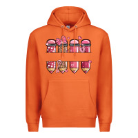 Carrot custom name valentine's day school pencils Premium Hoodie - MaliasSmallBusiness