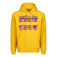 Lemon custom name valentine's day school pencils Premium Hoodie - MaliasSmallBusiness
