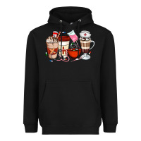 Black Nurse Coffee Cups Heavyweight Hoodie - Artiststas