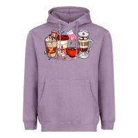 Lavender Nurse Coffee Cups Heavyweight Hoodie - Artiststas