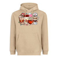 Mushroom Nurse Coffee Cups Heavyweight Hoodie - Artiststas