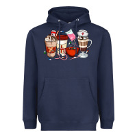 Navy Nurse Coffee Cups Heavyweight Hoodie - Artiststas