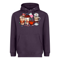 Plum Nurse Coffee Cups Heavyweight Hoodie - Artiststas