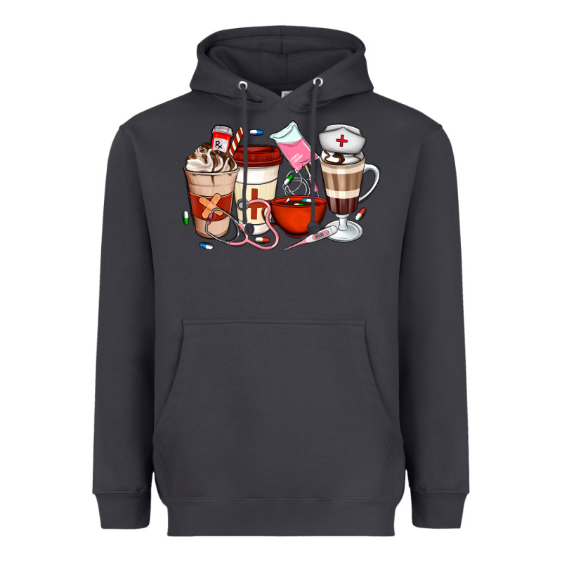 Nurse Coffee Cups Heavyweight Hoodie by Artiststas | Teevron