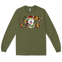 Army Green husky christmas joy Long Sleeve Tee - RanaPortraitStore