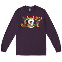 Plum husky christmas joy Long Sleeve Tee - RanaPortraitStore