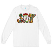 White husky christmas joy Long Sleeve Tee - RanaPortraitStore