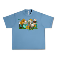 Pebble Blue Sheep coffee cups Urban Heavy Tee - texasbilliewilder