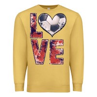 Antique Gold soccer love Premium Sweatshirt - JahusDesignShop