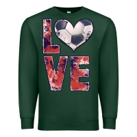 Sports Green soccer love Premium Sweatshirt - JahusDesignShop