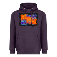 Plum halloween bat background Heavyweight Hoodie - BundleAndBundleShop