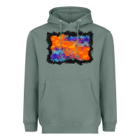 Sage halloween bat background Heavyweight Hoodie - BundleAndBundleShop