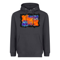 Smoke halloween bat background Heavyweight Hoodie - BundleAndBundleShop