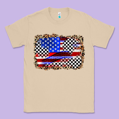 Race American Flag Classic Tee Designed By Zillion Design Studio