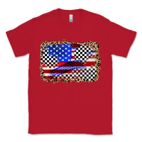 Red race american flag Classic Tee - Zillion Design Studio