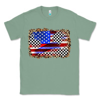 Sage race american flag Classic Tee - Zillion Design Studio