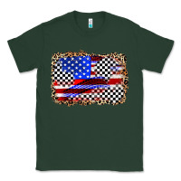 Sports Green race american flag Classic Tee - Zillion Design Studio