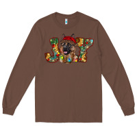 Chestnut german shepherd christmas joy Long Sleeve Tee - RanaPortraitStore